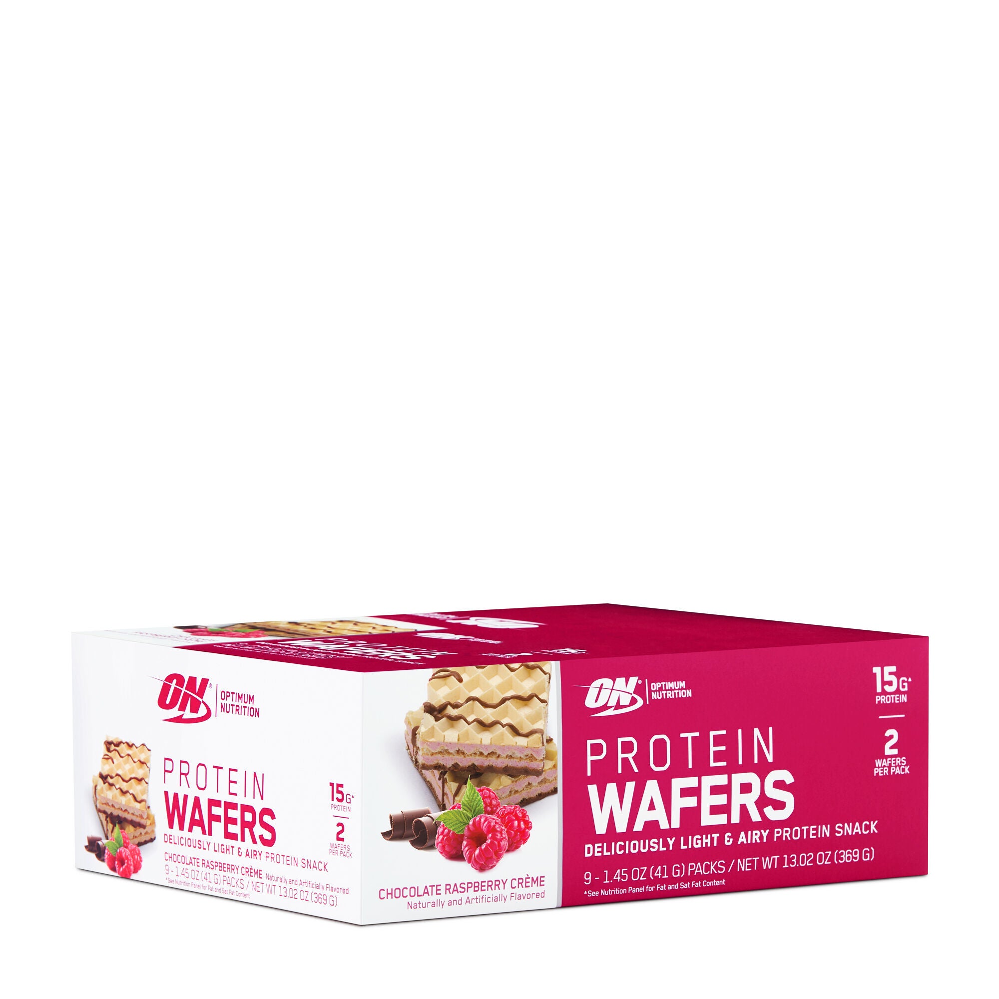 Protein Wafers Chocolate Raspberry Crème Chocolate Raspberry Creme GNC